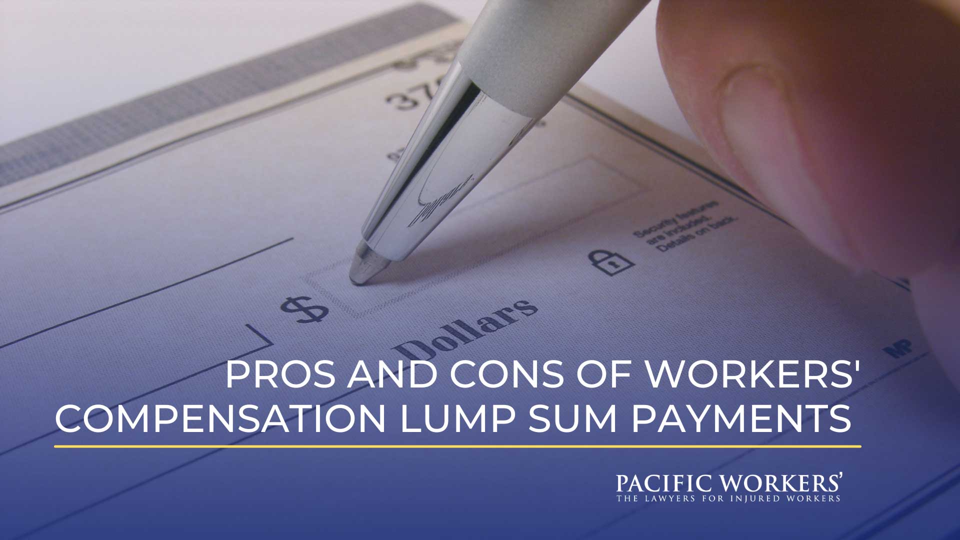 Workers' Compensation Lump Sum Payments