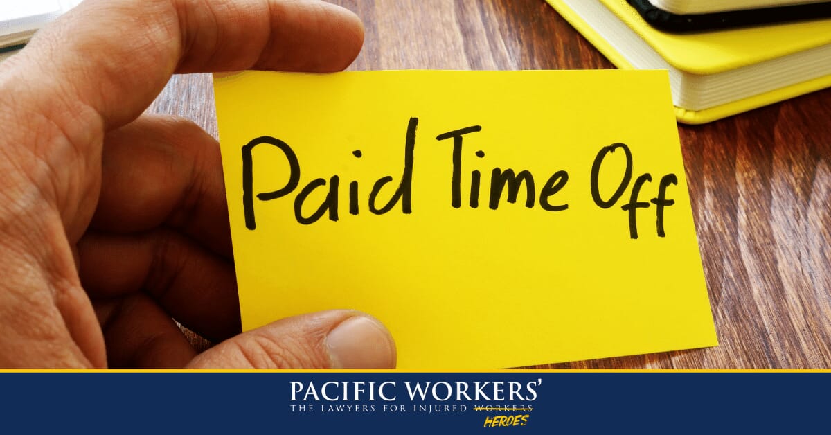 post it note showing paid time off