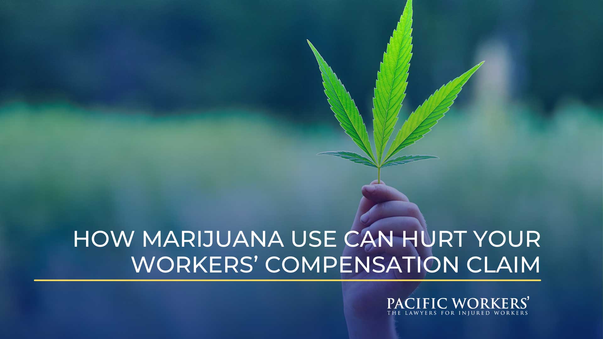 How Marijuana Use Can Hurt Your Workers’ Compensation Claim