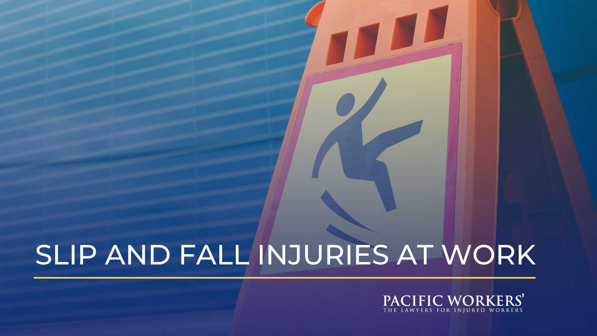 Slip and Fall Injuries at work